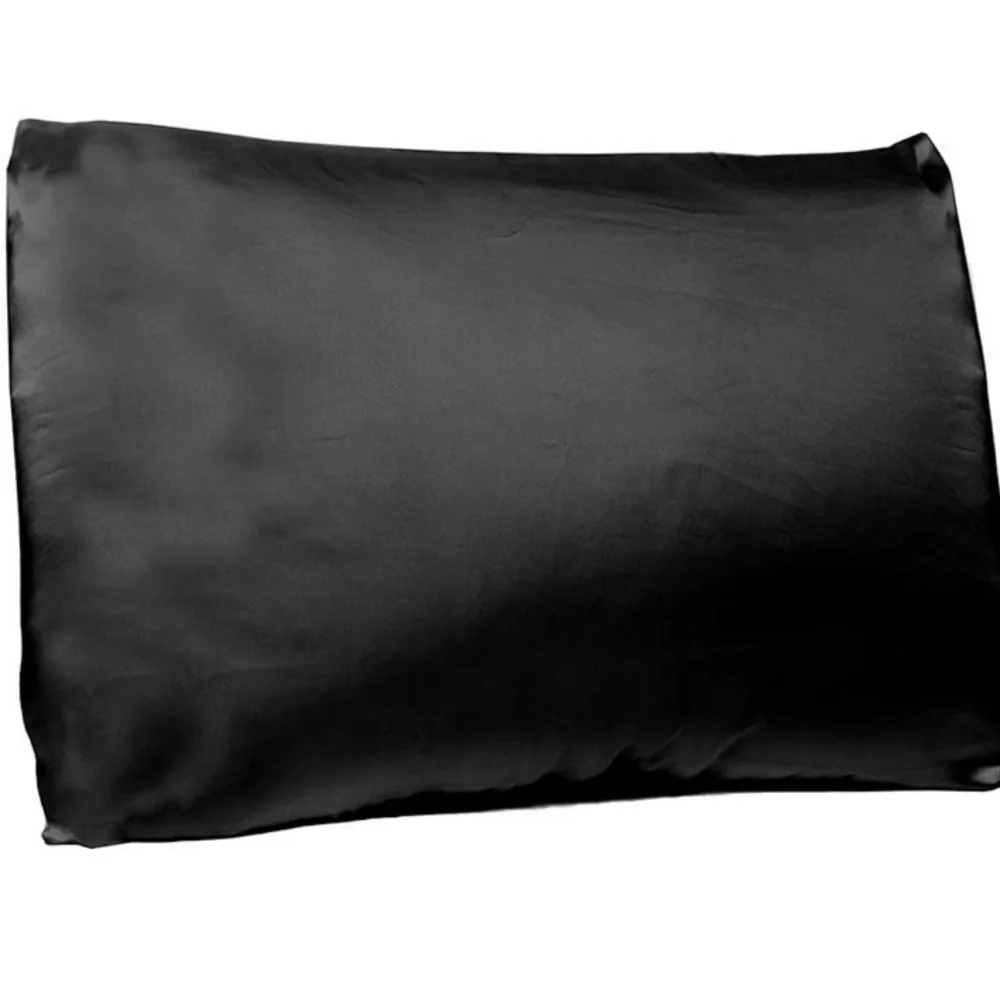 🆕 Bella Sleep + Spa Silk + Bamboo Dual-Sided Pillowcase Standard-Black